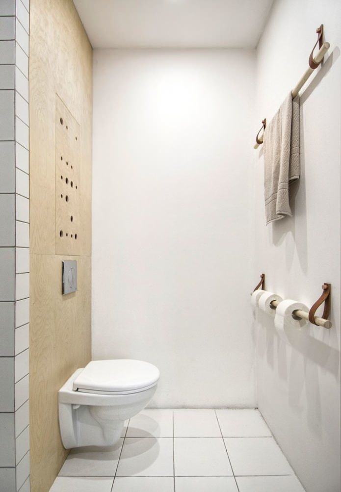 Toiletteneinrichtung im skandinavischen Stil