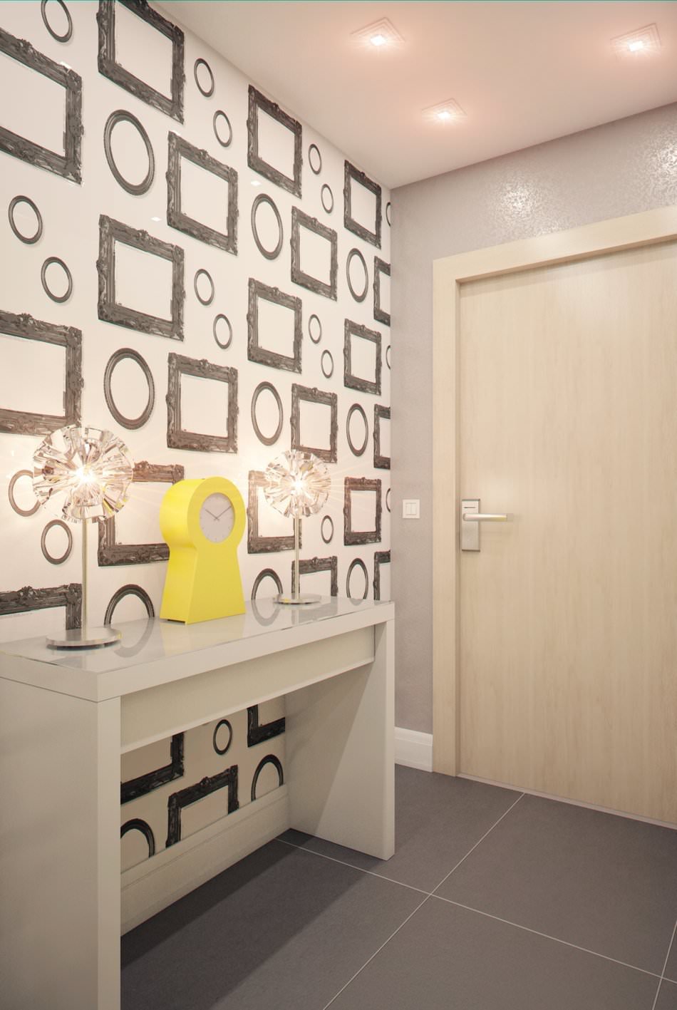 Innenraum eines kleinen Studio-Apartments von 28 m².