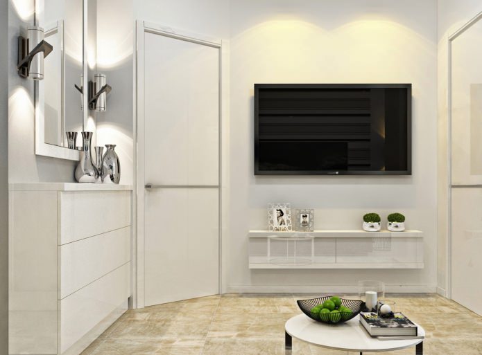 Fernseher an der Wand