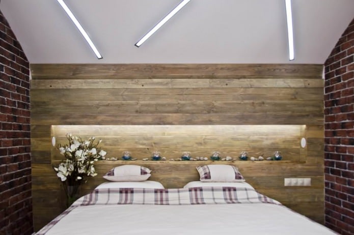 Dachgeschossschlafzimmer-Designprojekt