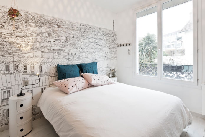Schlafzimmer in Weiß