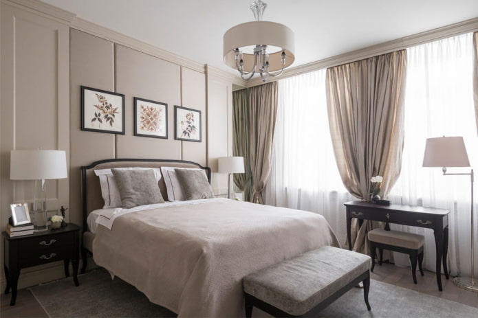 Beiges Schlafzimmer