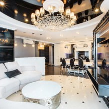 Interieur in Schwarz-Weiß-Tönen: Designmerkmale, 60 Fotos-2