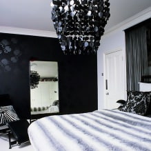 Schwarz-weißes Interieur: Designmerkmale, 60 Fotos-8