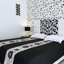 Schwarz-weißes Interieur: Designmerkmale, 60 Fotos-11