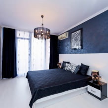 Schwarz-weißes Interieur: Designmerkmale, 60 Fotos-14