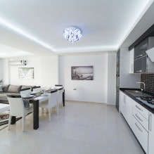 Schwarz-weißes Interieur: Designmerkmale, 60 Fotos-6