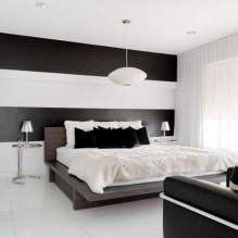 Schwarz-weißes Interieur: Designmerkmale, 60 Fotos-4