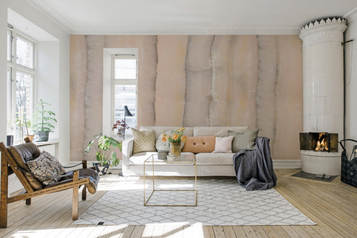 Wohnzimmer im skandinavischen Stil