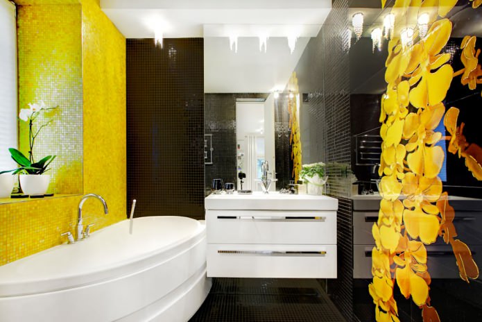 modernes Badezimmerinterieur