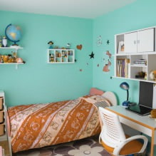 Türkis: die besten Kombinationen im Interieur -10