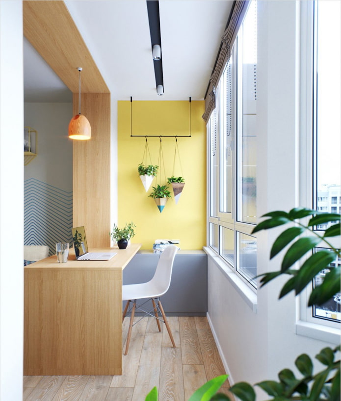 Balkon im modernen Stil