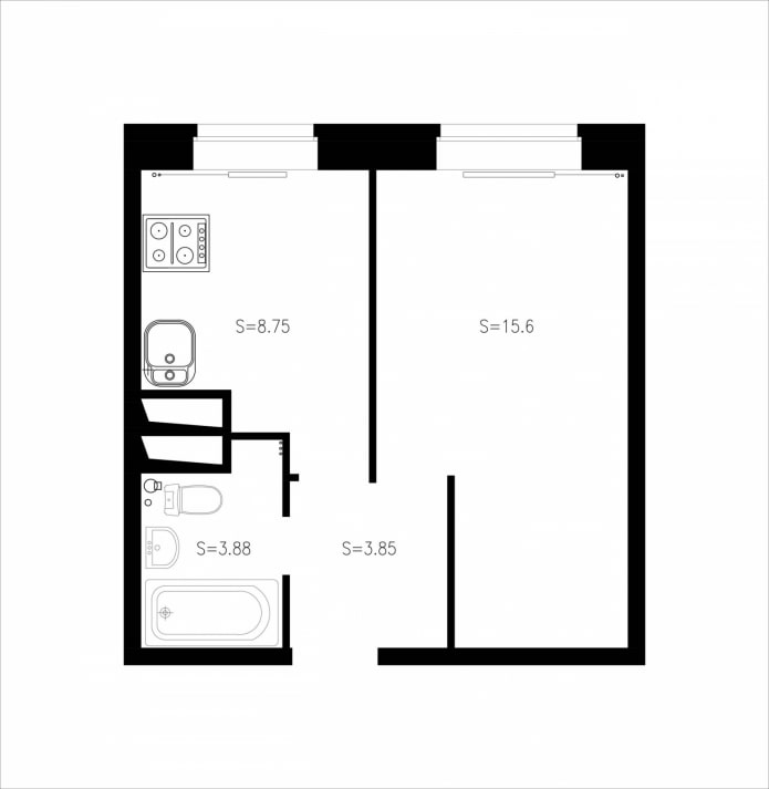 Einzimmerwohnung