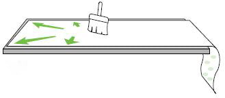 Tapetenkleister auftragen