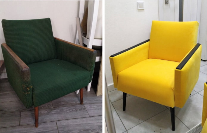 Umfunktionierter Sessel
