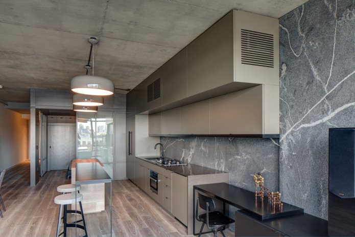 Steinveredelung im Loft-Stil