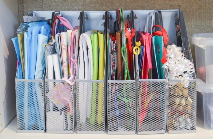 Taschen in Dokumententeilern