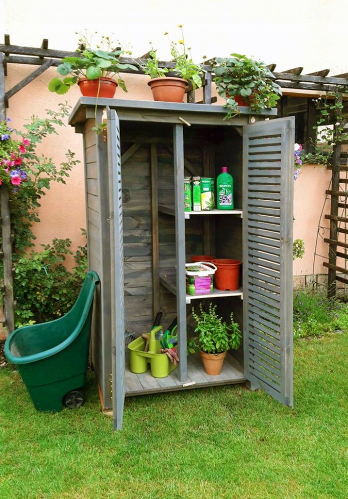 Gartengeräteschrank