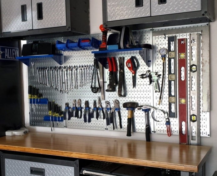 Lochblech als Organizer