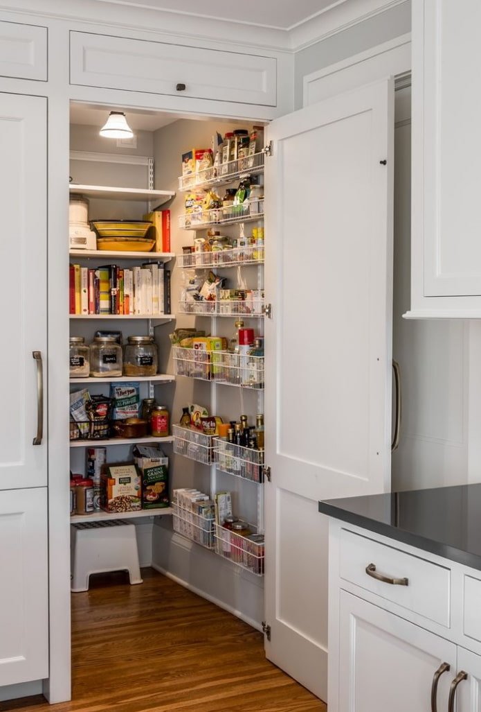 Speisekammer-Design für Lebensmittel