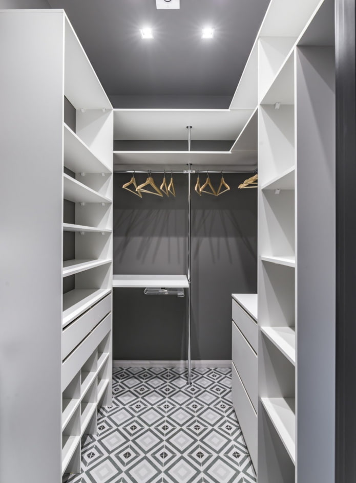 Organisation der Beleuchtung in der Speisekammer