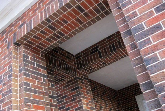Schrägen mit Klinkerverkleidung