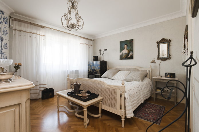Vorhänge im Schlafzimmer