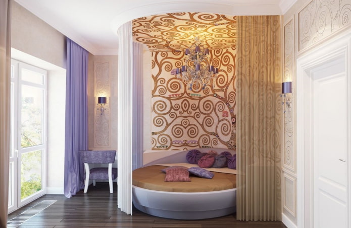 Schlafzimmer für ein Teenager-Mädchen im modernen Stil