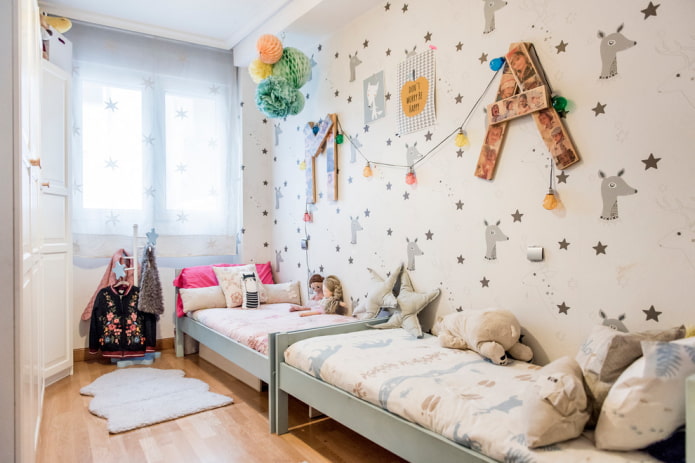 Kinderzimmer für zwei Mädchen