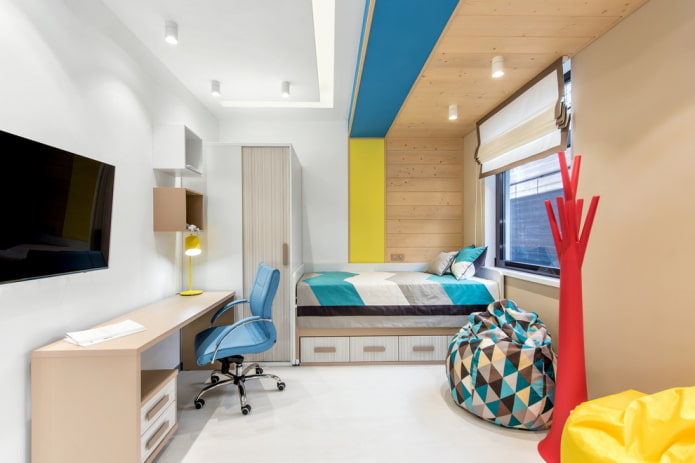Ein Schlafzimmer für einen Teenager einteilen