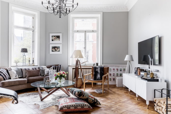 TV-Kommode im Wohnzimmer