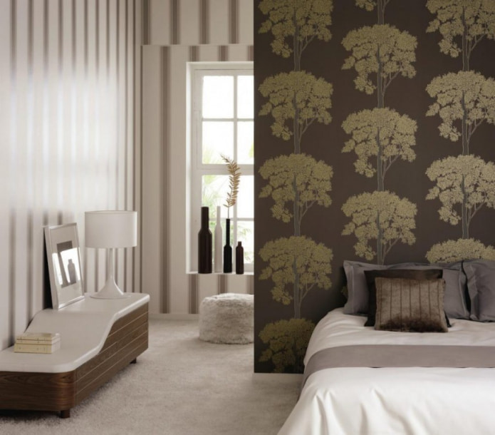 Braun und Gold im Interieur
