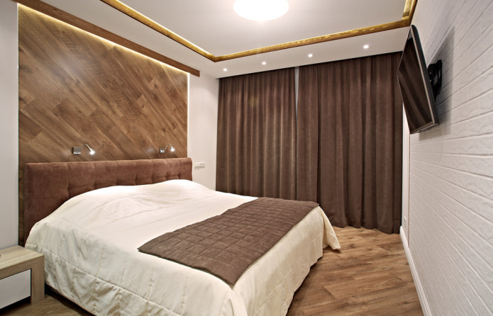 Verdunkelungsvorhänge im Schlafzimmer