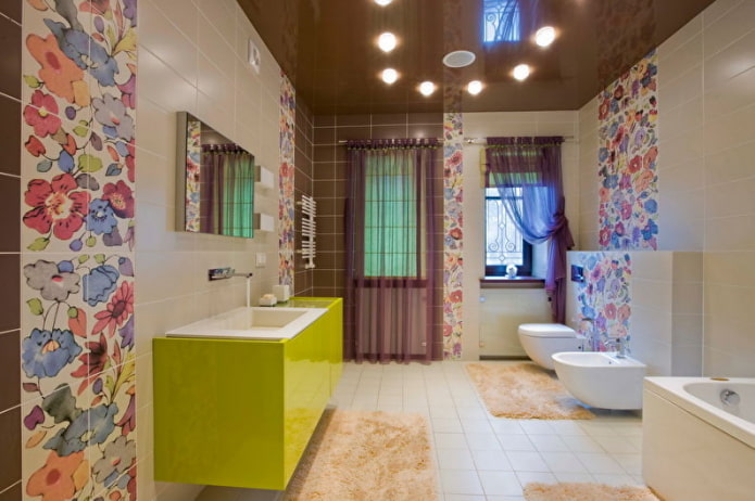 Spanndecke im Badezimmer