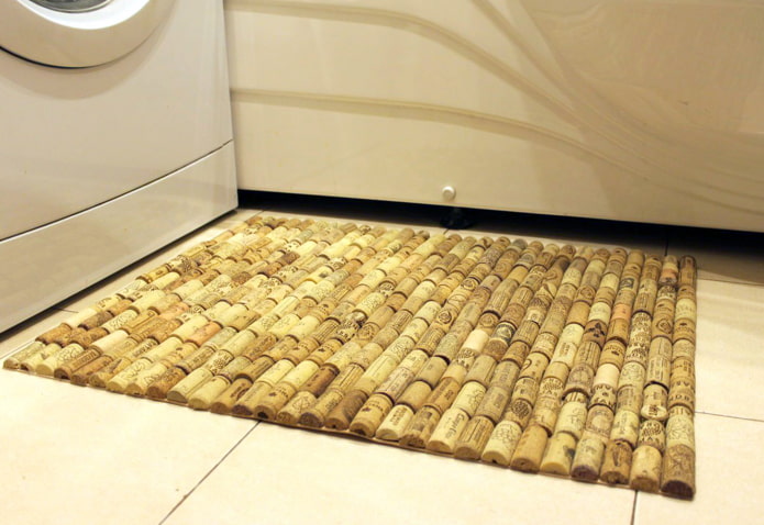 Fertigmatte im Badezimmer