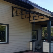 Wie baut man selbst ein Vordach über der Veranda des Hauses?-0