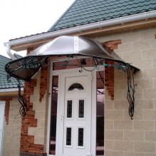 Wie baut man selbst ein Vordach über der Veranda des Hauses?-2