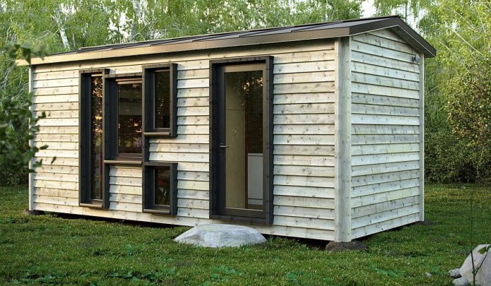 Nebengebäudeblock im modernen Stil