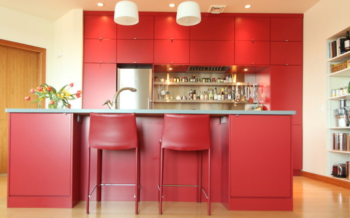 Kücheninterieur in Rottönen