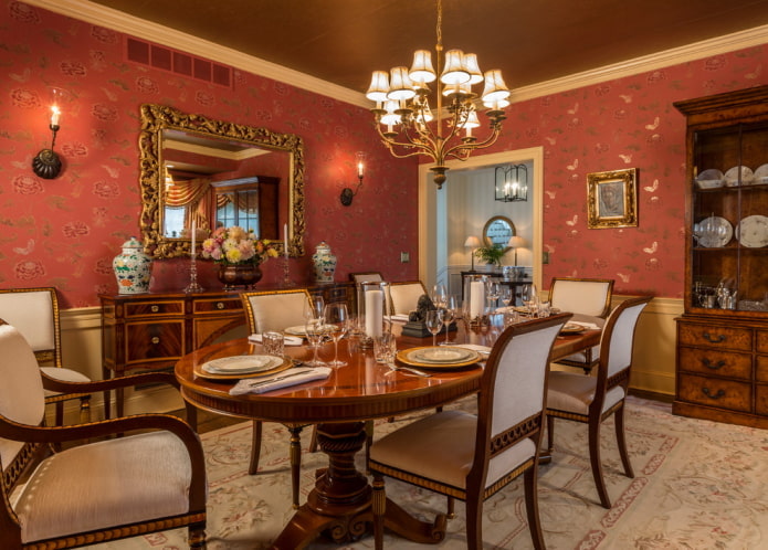Klassischer Stil im Esszimmer
