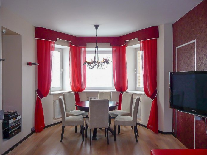 rote Organza