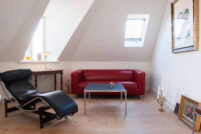 kleines Ledersofa