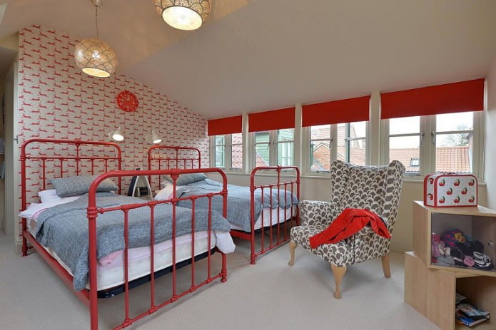 Kinderzimmer im Dachgeschoss