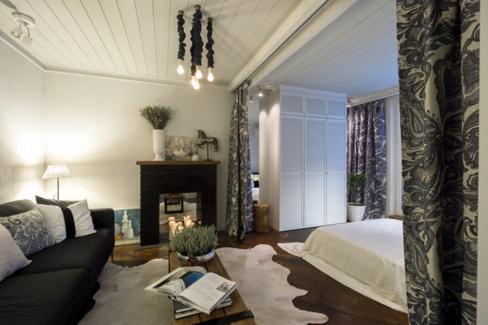 Schlafzimmer-Wohnzimmer