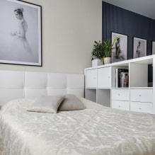 Wie stellt man ein Bett in einer Einzimmerwohnung auf?-3