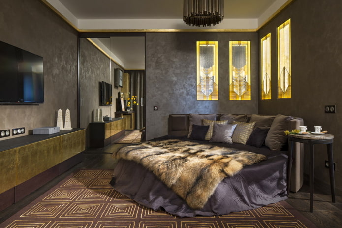 Rundes Bett