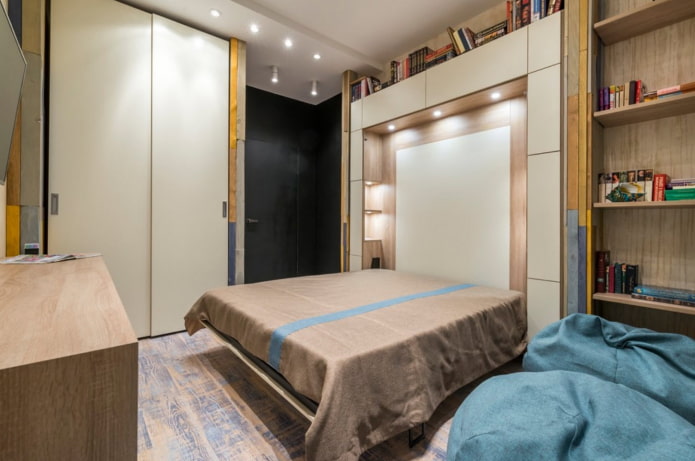 Einbaubett-Design im Innenraum