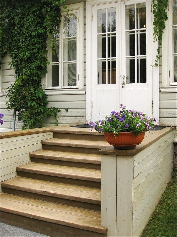 Haus mit Holzveranda