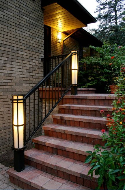Veranda-Anbaubeleuchtung für ein Haus