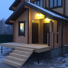 Veranda zu einem Holzhaus-4